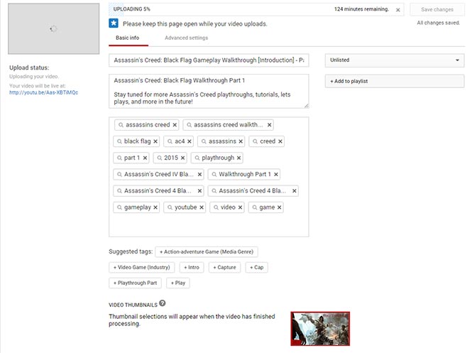 Uploading-Video